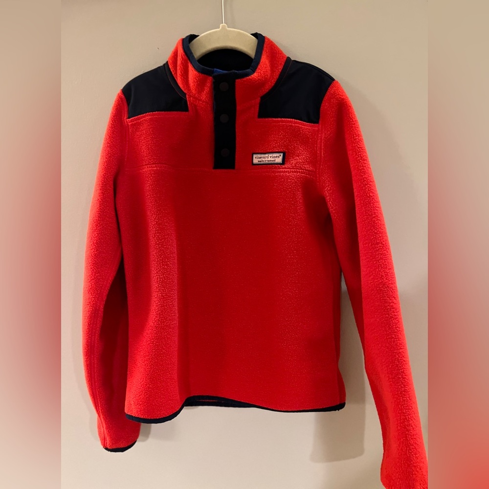 Vineyard Vines / Boys / Size 7 / Fleece Quarter-Snap